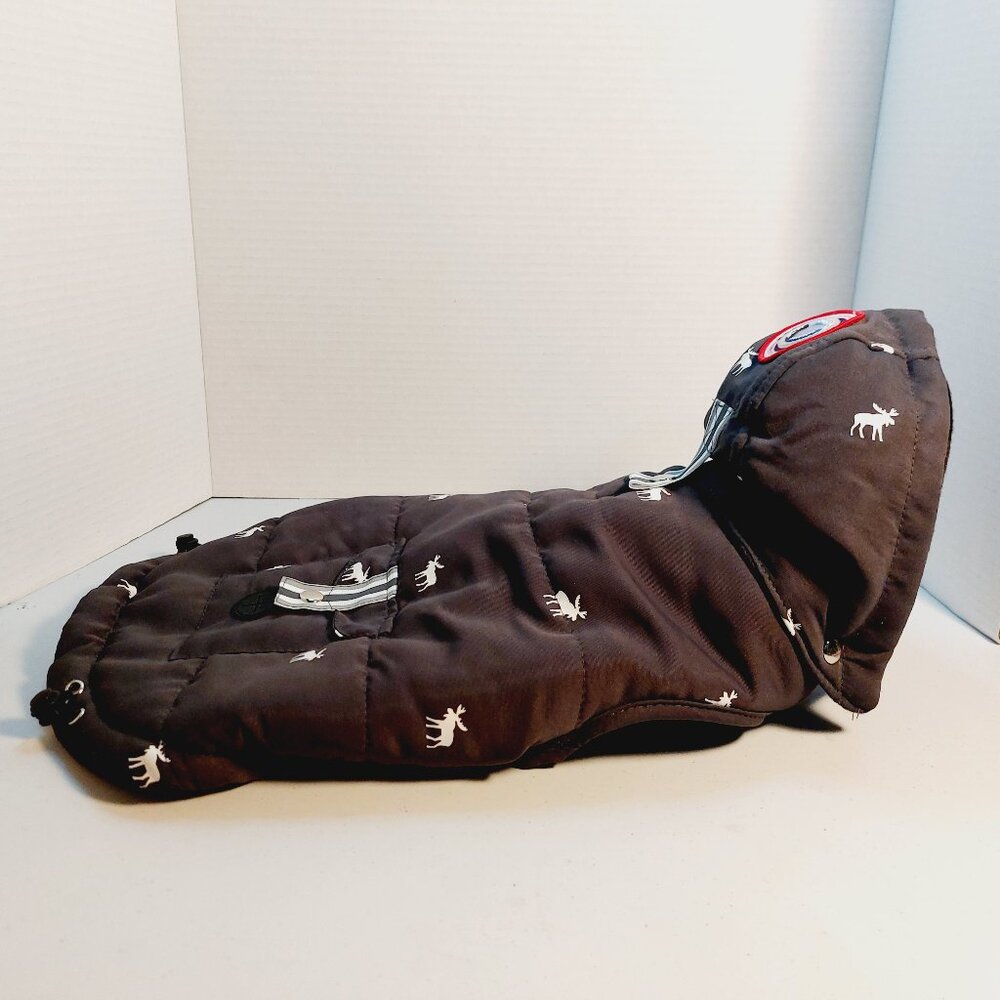 LuvGear Dog/Puppy Zip Coat Gray  Size Medium